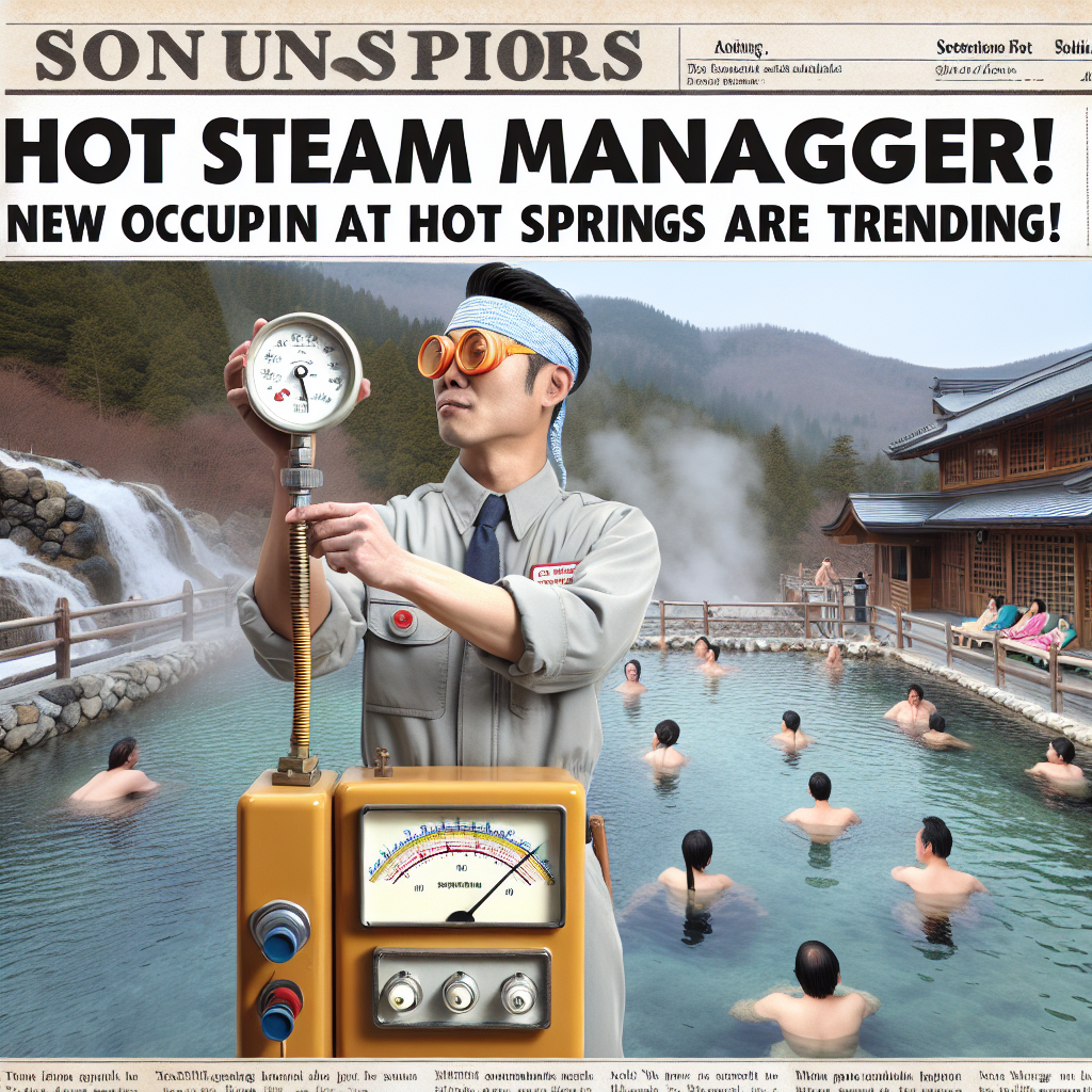 温泉での新しい仕事発見！「湯けむりマネージャー」が流行中！