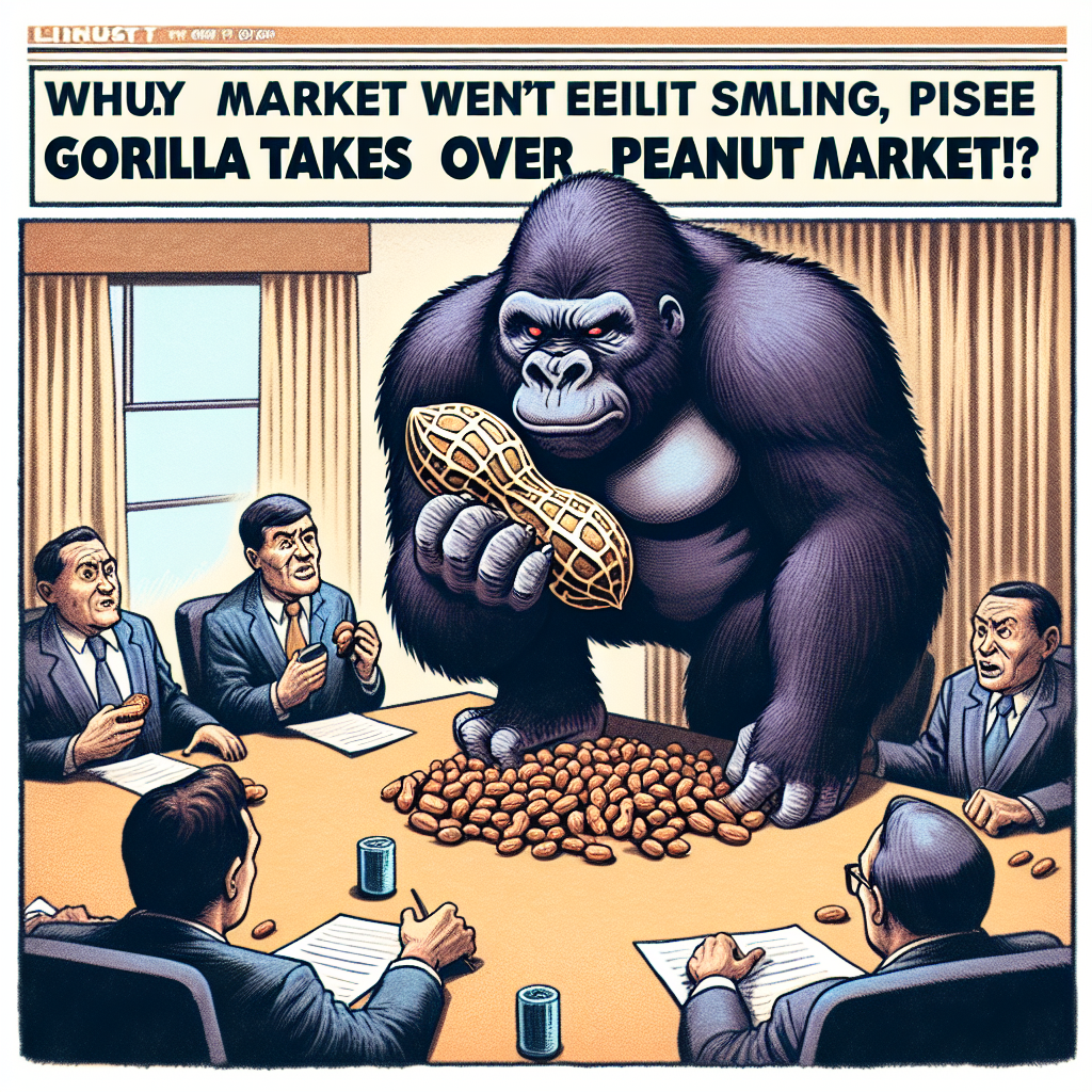 ゴリラがピーナッツ市場を握る！？