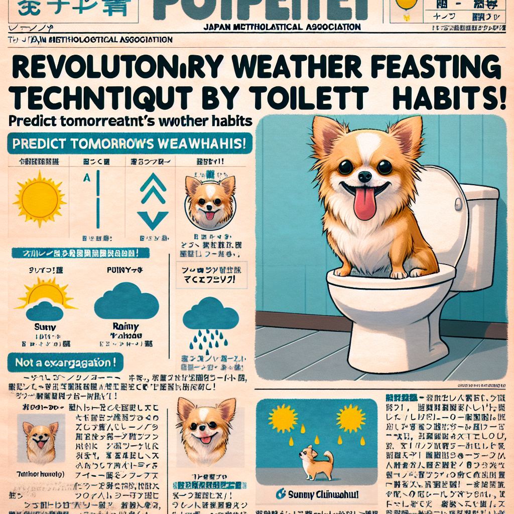 チワワの革命的な天気予報技術！「トイレ行動」で明日の天気を予測