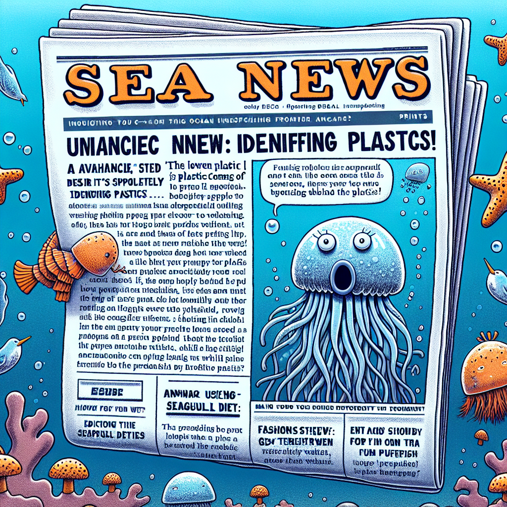 海のプラスチックゴミがユニークな新聞社を立ち上げ、波間で「シーニュース」を発行！