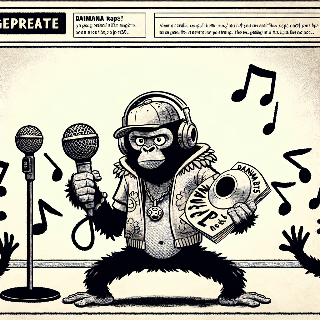 ゴリラが最新アルバムをドロップ！世界初の「プライマル・ラップ」ジャンルが誕生