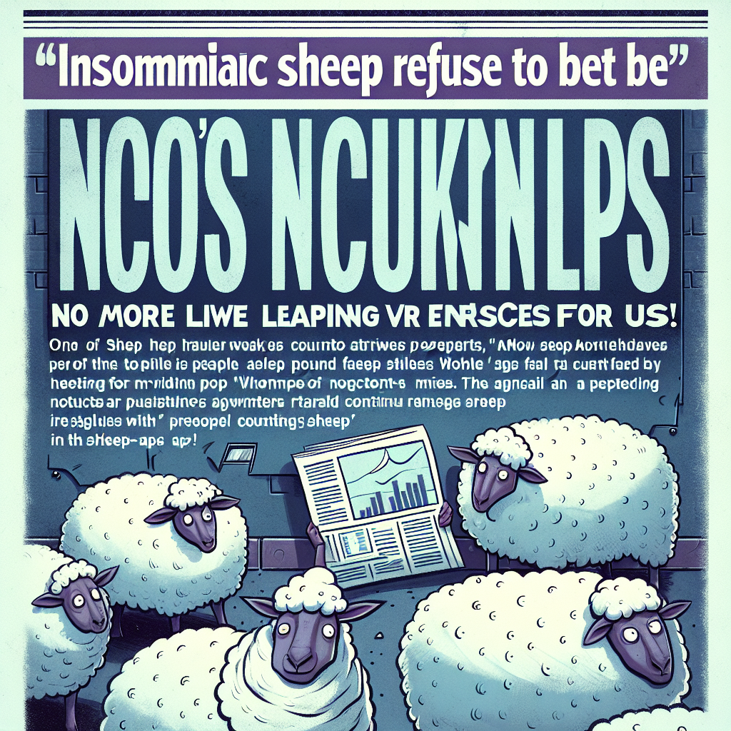 不眠症の羊たち、数えられるのを拒否